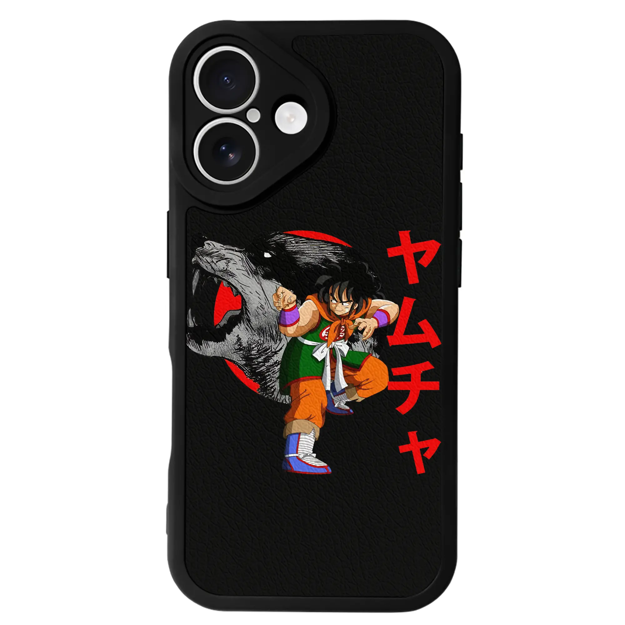 ドラゴンボール グッズ ヤムチャ - IPhone 16シリーズ対応 ・ シリコンスマホケース ・ レザー調 ・ 高精度フィット ・ 耐衝撃 ・ ワイヤレス充電対応 ・ 精密カット